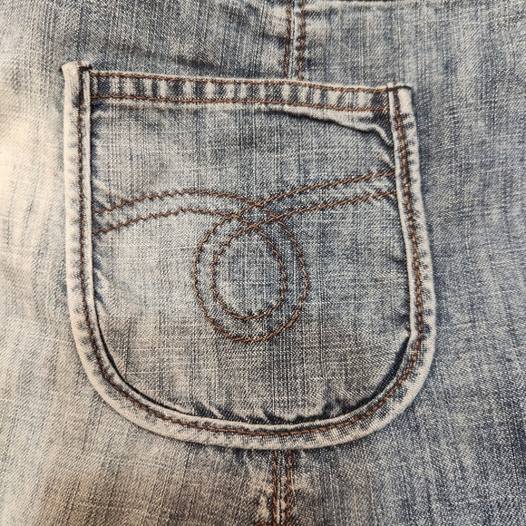 Vintage Max & Co Micro Mini Denim Skirt Size 10 - Picture 5 of 6